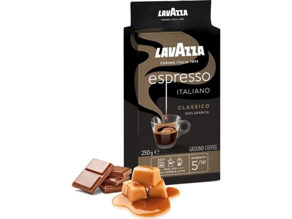 Lavazza Espresso Italiano Classico, 250 g, Letristet, Espresso, Krukke