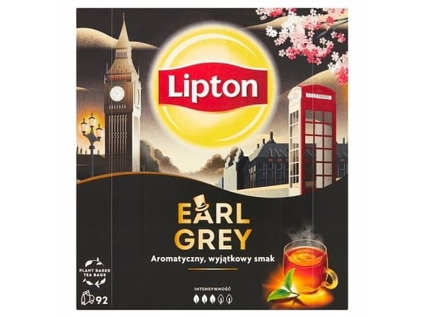 LIPTON EARL GREY Black Tea 92 poser