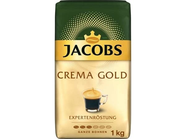 Jacobs Expertenröstung Crema 1kg, 1 kg, Caffè crema, Medelrostade, 1 styck