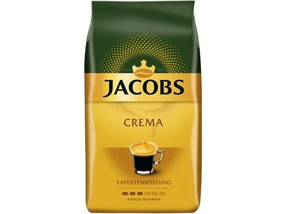 Jacobs Expertenröstung Crema 1kg, 1 kg, Caffè crema, Medelrostade, 1 styck