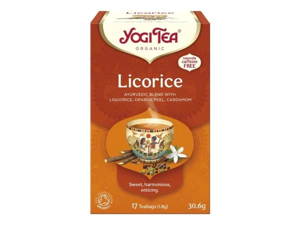 Te Yogi Lakritsi 17breve/pakkaus - (17 x 6 pakkeria)