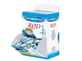 Sødetabletter, Hermesetas, brev med 2 tabletter, pakke a 1.000 stk