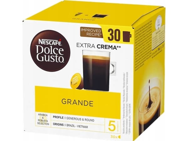 NESCAFÉ® Dolce Gusto® Grande kaffe 30 kapslar