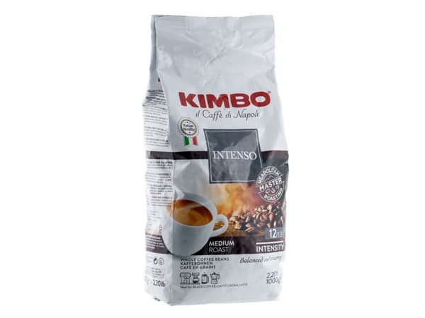 Kimbo Intenso 1, 1 kg, Espresso, Medelrostade, 1 styck, 907,185 g, Väska