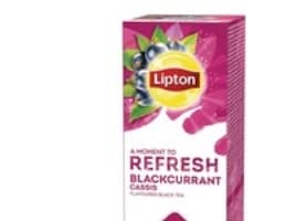 Tea Lipton Mustaherukka, 25 lehden pakkaus