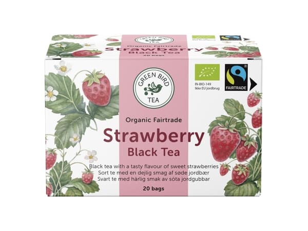 GBT Strawberry Black Tea Organic Fairtrade - (8 kpl.)