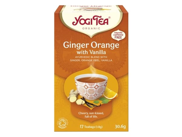 Yogi Tea Inkivääri appelsiini vanilja Luomu - (6 kpl)
