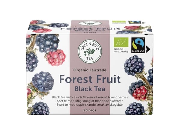 GBT Forest Berry Musta tee Luomu Reilun kaupan - (8 kpl)
