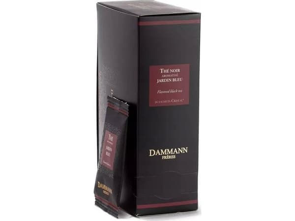 Musta tee Dammann Frères Jardin Bleu, 24 kpl.