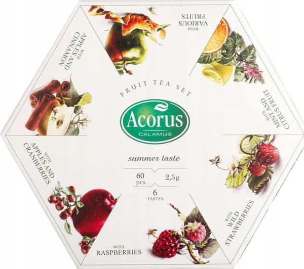 Fruit tea set ACORUS Summer Taste, 60 pcs.