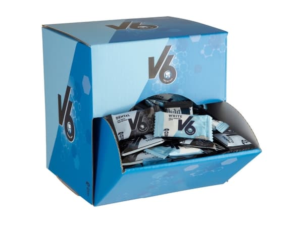 Tyggegummi V6 Dental Mix 170 ps á 2 stk i Salgsdisplay,170 stk/krt