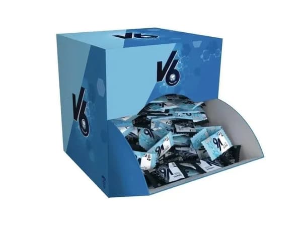 Tyggegummi V6 Dental Mix 170 ps á 2 stk i Salgsdisplay,170 stk/krt