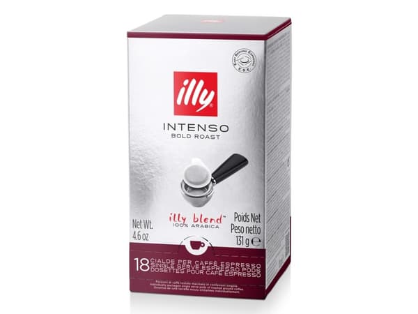 Illy 7999, Kaffekuddar, Espresso, Mörkrostade, Easy Serving Espresso pod (E.S.E.), 18 koppar, 24 månad (er)