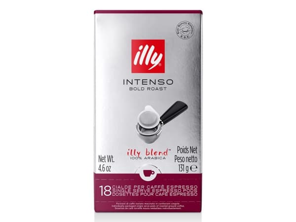 Illy 7999, Coffee pod, Espresso, Dark roast, Easy Serving Espresso pod (E.S.E.), 18 cups, 24 month(s)