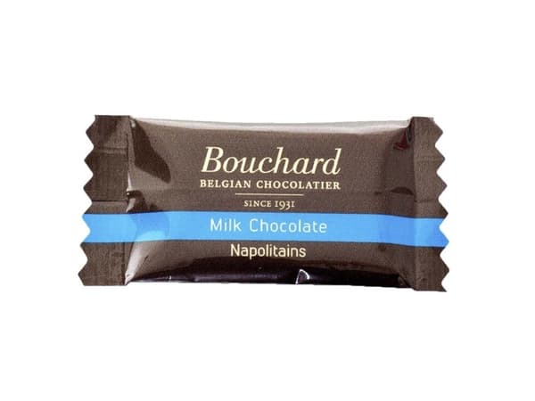 Chokolade Bouchard lys 5g flowpakket 1kg/pak