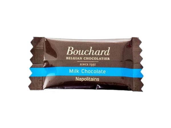 Chokolade Bouchard lys 5g flowpakket 1kg/pak
