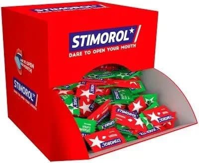 Tyggegummi Stimorol Dental Mix 170 ps á 2 stk i Salgsdisplay,170 stk/krt