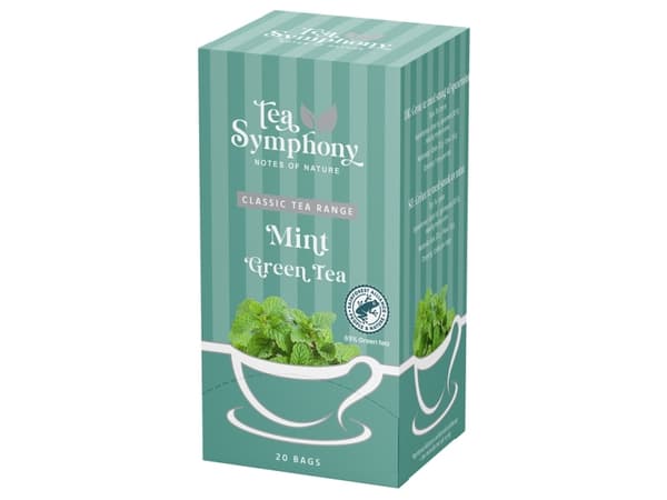 Te, Symphony Typ 1, fyllnadsvikt: 40 Grönt te Mint, 20-pack