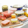 Miniatyrbild 1 av 4: SHOP-STORY - LIDYC: Set med 10 återanvändbara och justerbara kökslock - 6 runda och 4 rektangulära