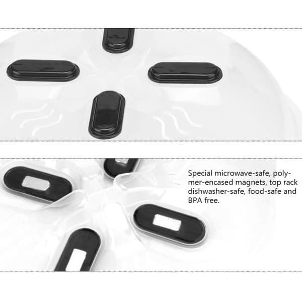 Hover magnetiskt lock Mikrovågsstänklock med ånglock Matventiler Lock Säkert och BPA-fritt