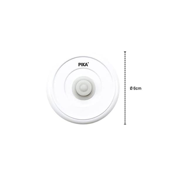 PIKA - Set med 2 universella vakuumlock - Storlek S: diameter 6 cm