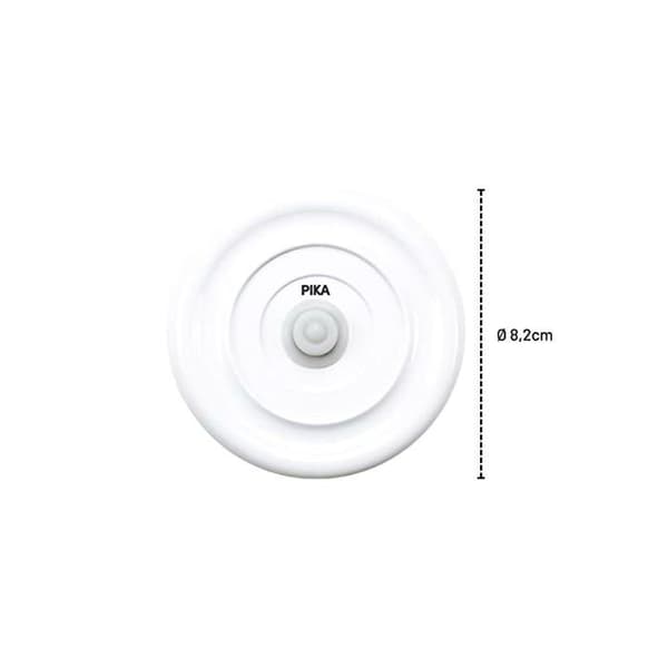 PIKA - Set med 2 universella vakuumlock - Storlek M: diameter 8,2 cm