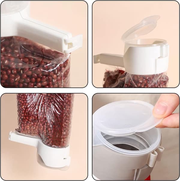Plastlokk med klemme / Helle-klemme – 4stk