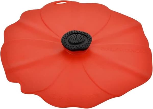 Lufttätt lock - CHARLES VIANCIN - Poppy® - Silikon - 20 cm - Röd