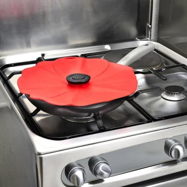 Lufttätt lock - CHARLES VIANCIN - Poppy® - Silikon - 20 cm - Röd
