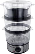 Miniatyrbillede 1 af 6: Esperanza EKG009 Dampkoger 3 kurve(r) i rustfrit stål 400 W 7,5L
