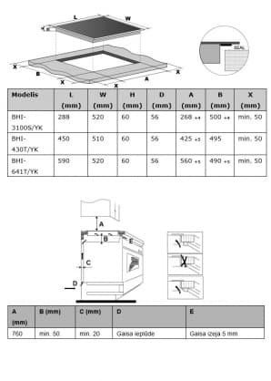 Built-In Induction Hob BHI430T/YK, BERK