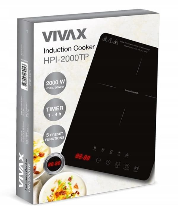 INDUKTIONSKOGEPLADE ELEKTRISK KOGGER Vivax LCD