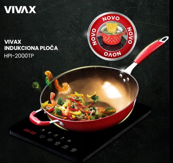 INDUKTIONSKOGEPLADE ELEKTRISK KOGGER Vivax LCD