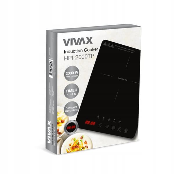 INDUKTIONSKOGEPLADE ELEKTRISK KOGGER Vivax LCD