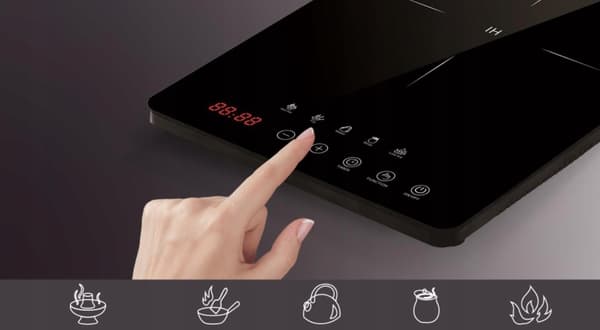 INDUKTIONSKOGEPLADE ELEKTRISK KOGGER Vivax LCD