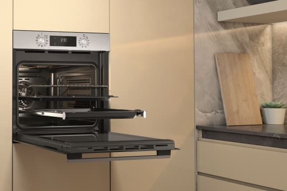 Inbyggd ugn, OMK58CU1SX, Whirlpool