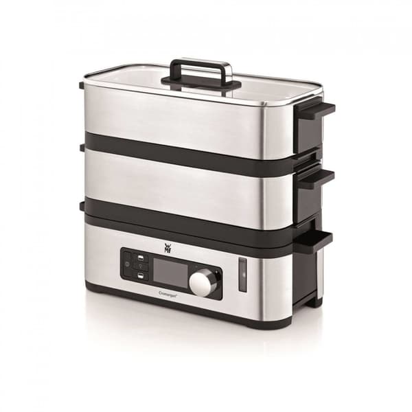 WMF KITCHENminis 0415090011 höyrykeitin 2 koria Pöytämalli 900 W Musta, Ruostumaton teräs