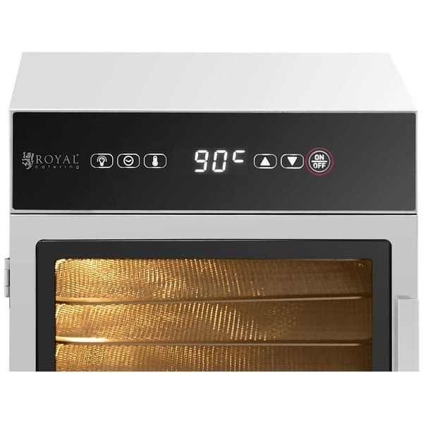 Royal Catering Torkugn - Rostfritt stål - 500 W - 6 torkhyllor - Royal Catering