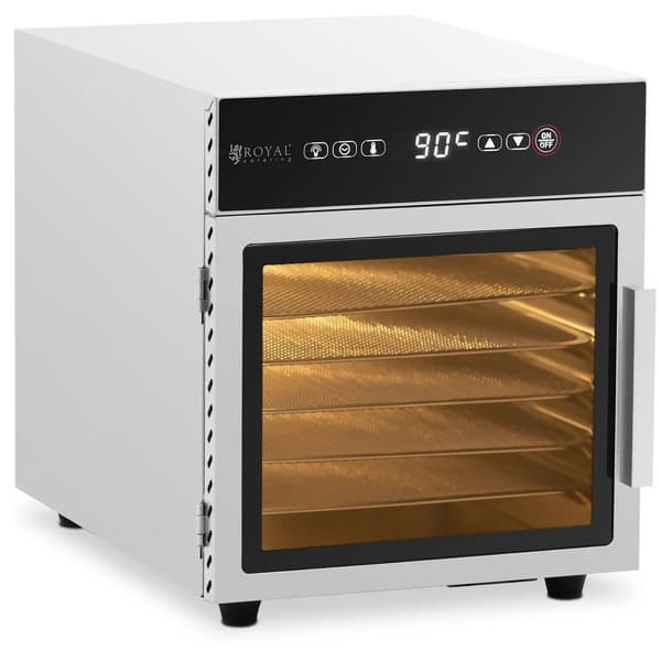 Royal Catering Torkugn - Rostfritt stål - 500 W - 6 torkhyllor - Royal Catering