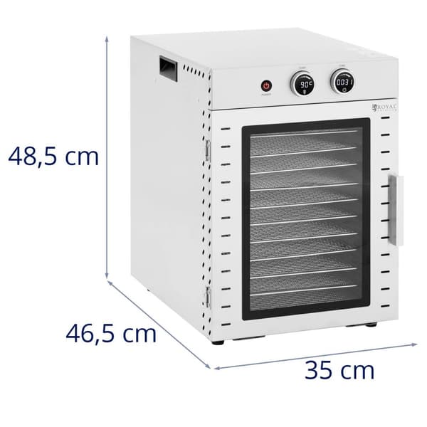 Royal Catering - Torkugn - 1000 W - 12 hyllor - 40 l