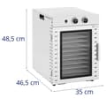 Miniatyrbild 5 av 5: Royal Catering - Torkugn - 1000 W - 12 hyllor - 40 l