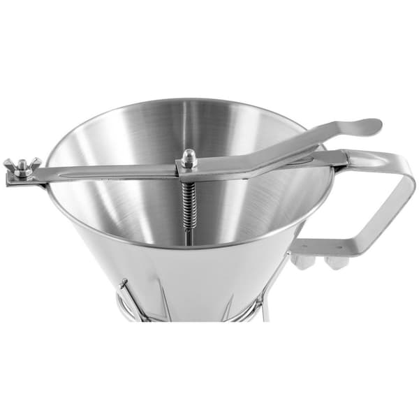 Royal Catering Doseringstratt - 1,8 L - Rostfritt stål - 3 spritstyllar - Stativ med droppbricka