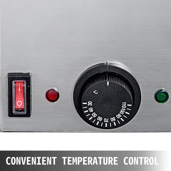 1300W 30-110°C 5L multifunktionell elektrisk Nacho ostvärmare dispenser med 2 pumpar, stor kapacitet, lätt att använda och rengöra