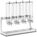 Miniatyrbillede 2 af 5: Dispenser dispenser til løse produkter, mysliflager, tørrede frugter og nødder, kaffe, 4 x 3,5 l