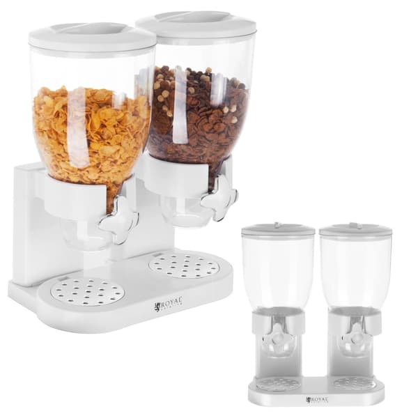 Dispenser dispenser til løse produkter, granola flager, tørret frugt og nødder, kaffe 2 x 3,5L