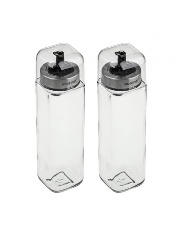 SET MED OLJA OCH FLYTANDE KRYDDDISPENSERS 270ML 2 EL. KINGHOFF KH-1645