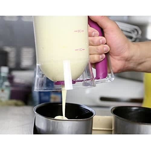 Dispenser för tårtsmet - ZGEER - 900 ml Kapacitet - Vit