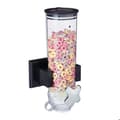 Miniatyrbild 1 av 6: Relaxdays Cereal Dispenser, väggmontering, 1,7 L, godis, torra livsmedel, HLP 31x16x14 cm, svart