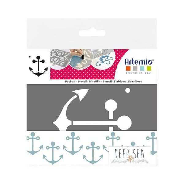 Pochoir - Artemio - Djuphav - Båtankare - Plast - Blandad - Vuxen och Barn