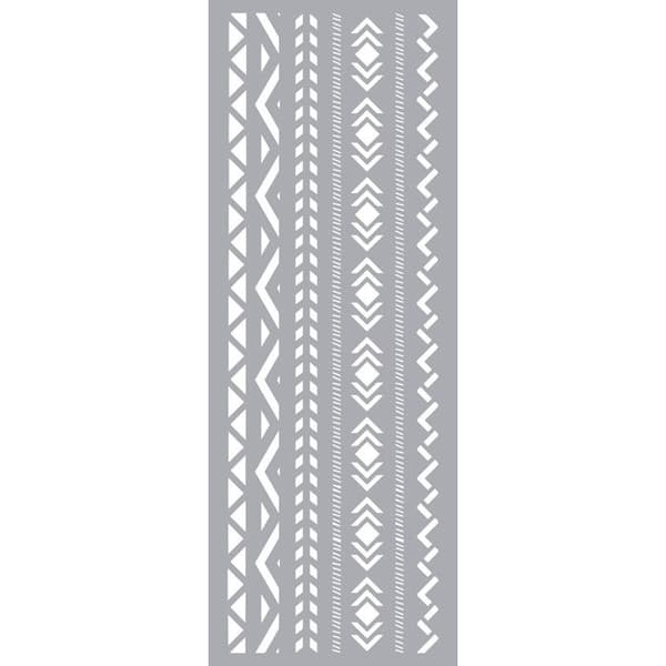 Pochoir deco 15x40 cm Peruvien